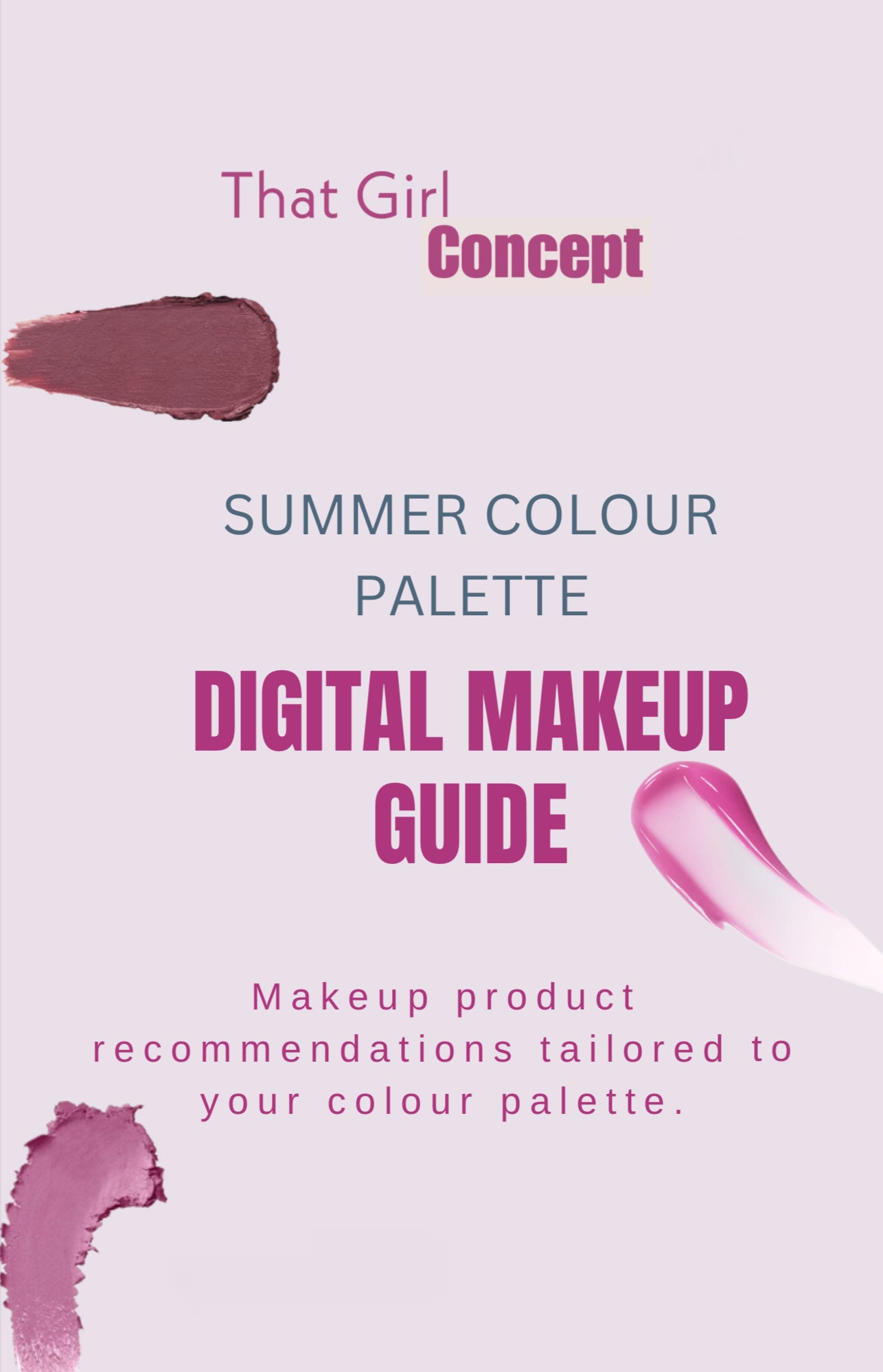 Digital Makeup Product Guide (Summer Colour Season)